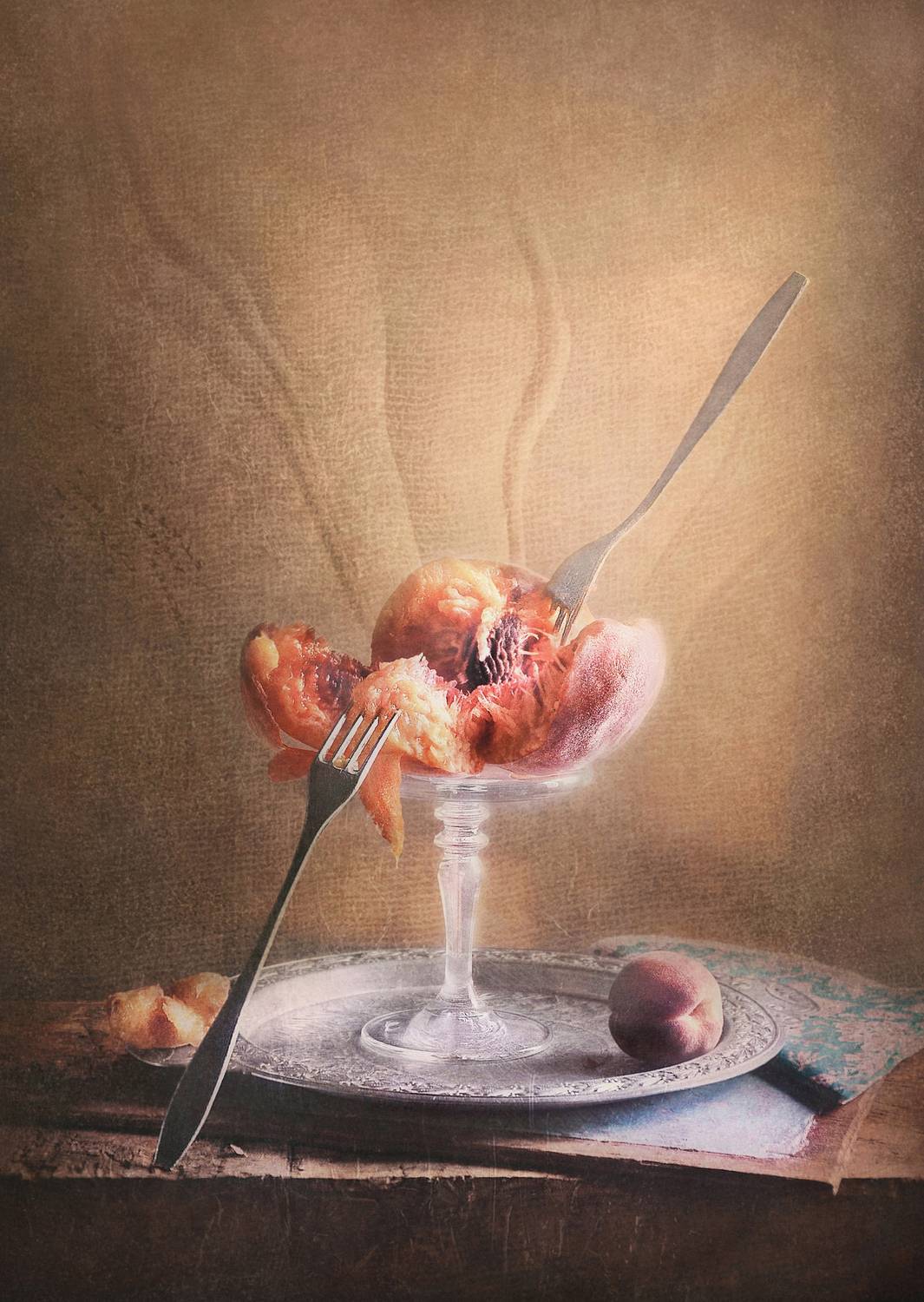 Персиковое желание. Автор: Буглак Инна натюрморт, персик, лето, плоды, still life, Буглак Инна