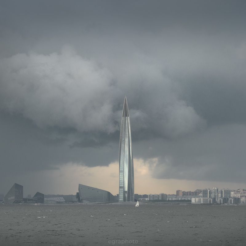 лахта-центр, санкт-петербург, спб, питер, петровский фарватер, россия Лахта Центрphoto preview