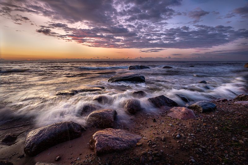 нарва вечер балтика нарвский залив Вечер на Нарвском заливе фото превью