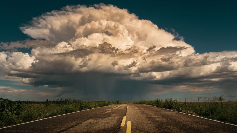 new mexico, usa, landscape, summer, nature, outdoors, clouds, cloud, sky, storm, thunderstorm, road The Mothershipphoto preview