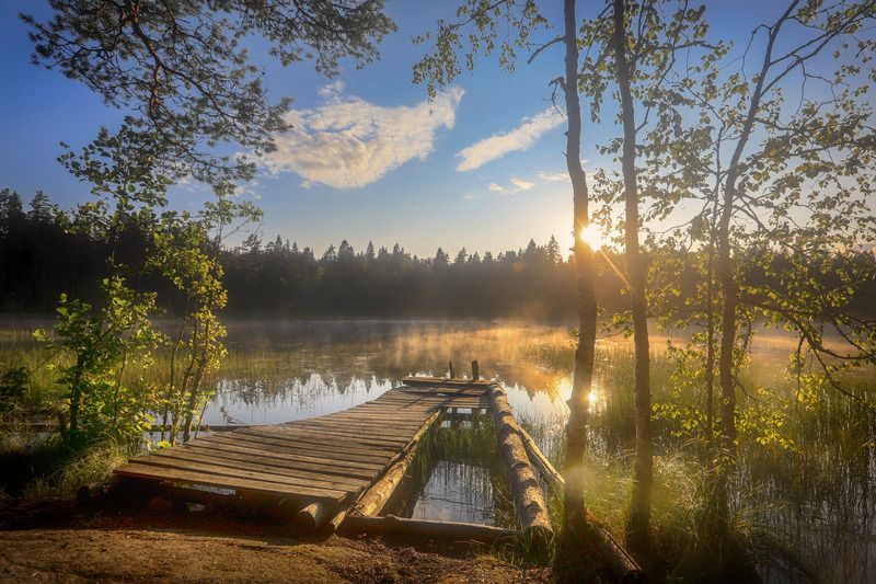 Закат на Клюквенном озереphoto preview