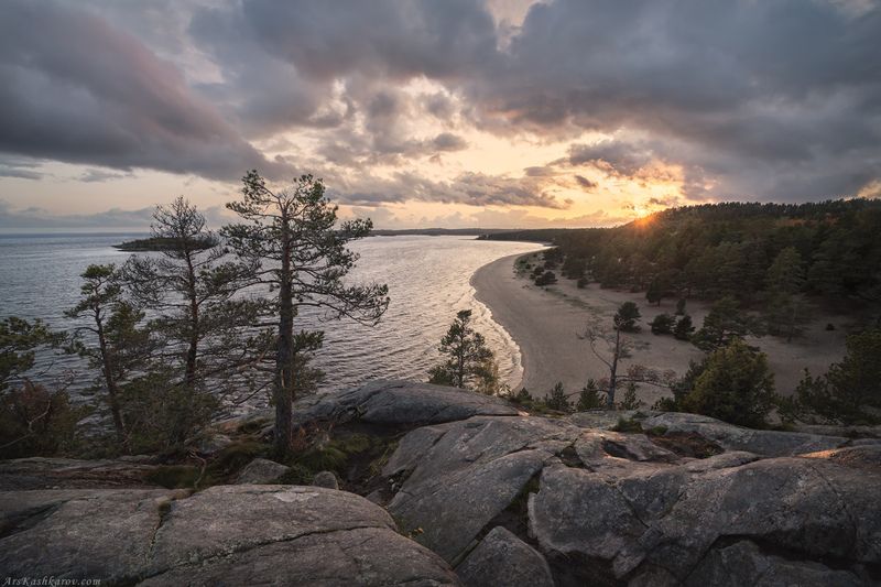 ладожские острова, карелия, ладога, шхеры, скалы, сортавала, койонсаари, пляж \