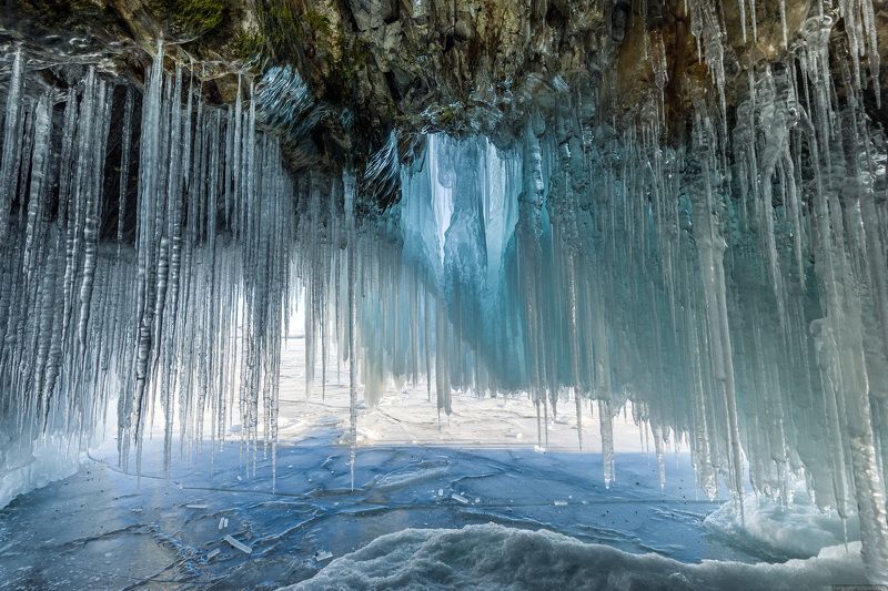Байкал, Ольхон, зима, лёд Байкал фото превью
