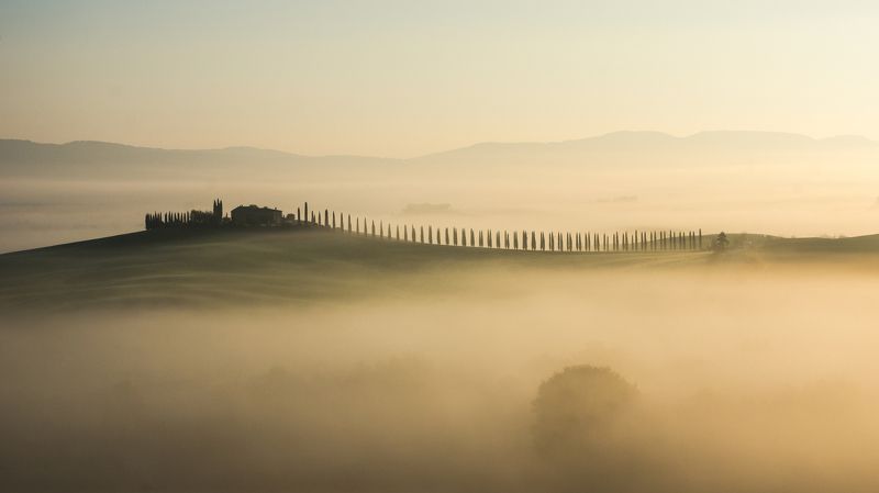 europe, italy, summer, vacation, journey, travel, nature, landscape, tuscany, fog, morning, tourism, photographer, ashot, grigoryan, европа, италия, лето, отдых, путешествие, путешествия, природа, пейзаж, ашот григорян, тоскана, туман, утро, УКУТАВШИСЬ В ТУМАНА ОДЕЯЛО. Из серии \