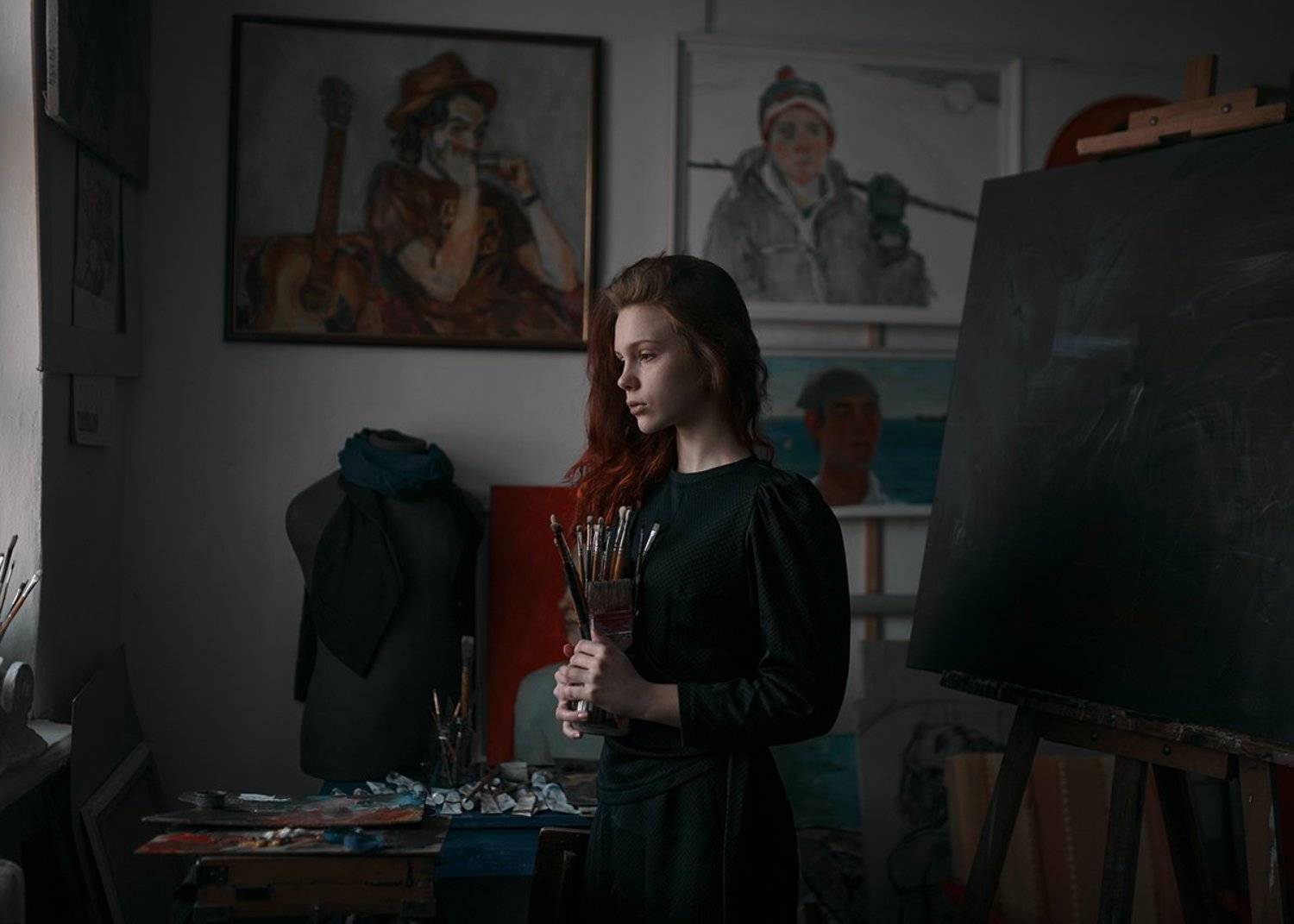 Автор: Келина Ирина Popular, Portrait, Девушка, Портрет, Портрет девушки, Портфолио, Рыжая, Художник, Келина Ирина