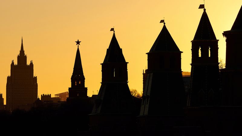 москва, город, закат, свет, красота, архитектура Почетный караулphoto preview
