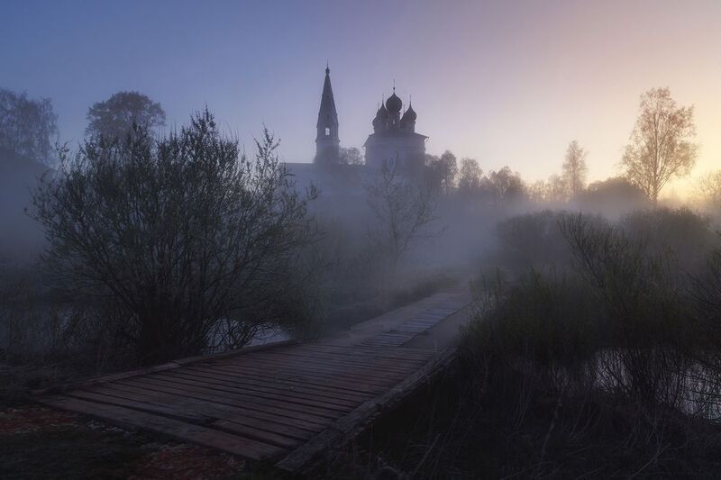 осенево, утро, туман Осеневоphoto preview