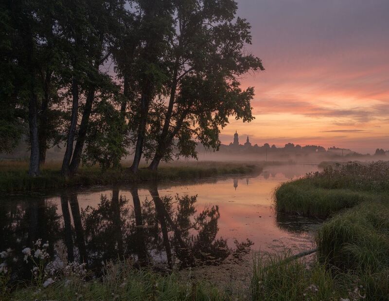 Яркое утро в селе Белаяphoto preview