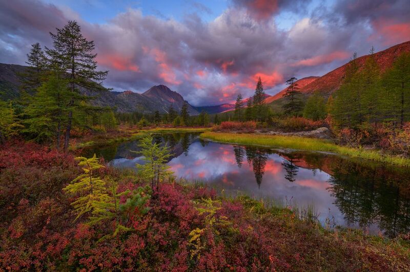 озеро джека лондона Колымский огонь....photo preview