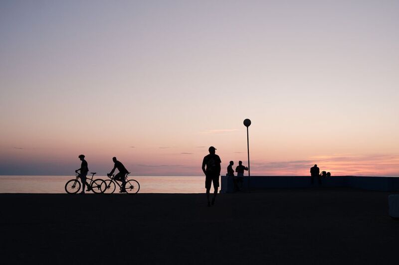 северодвинск, ягры, пляж, белое море, Синий цвет на часphoto preview