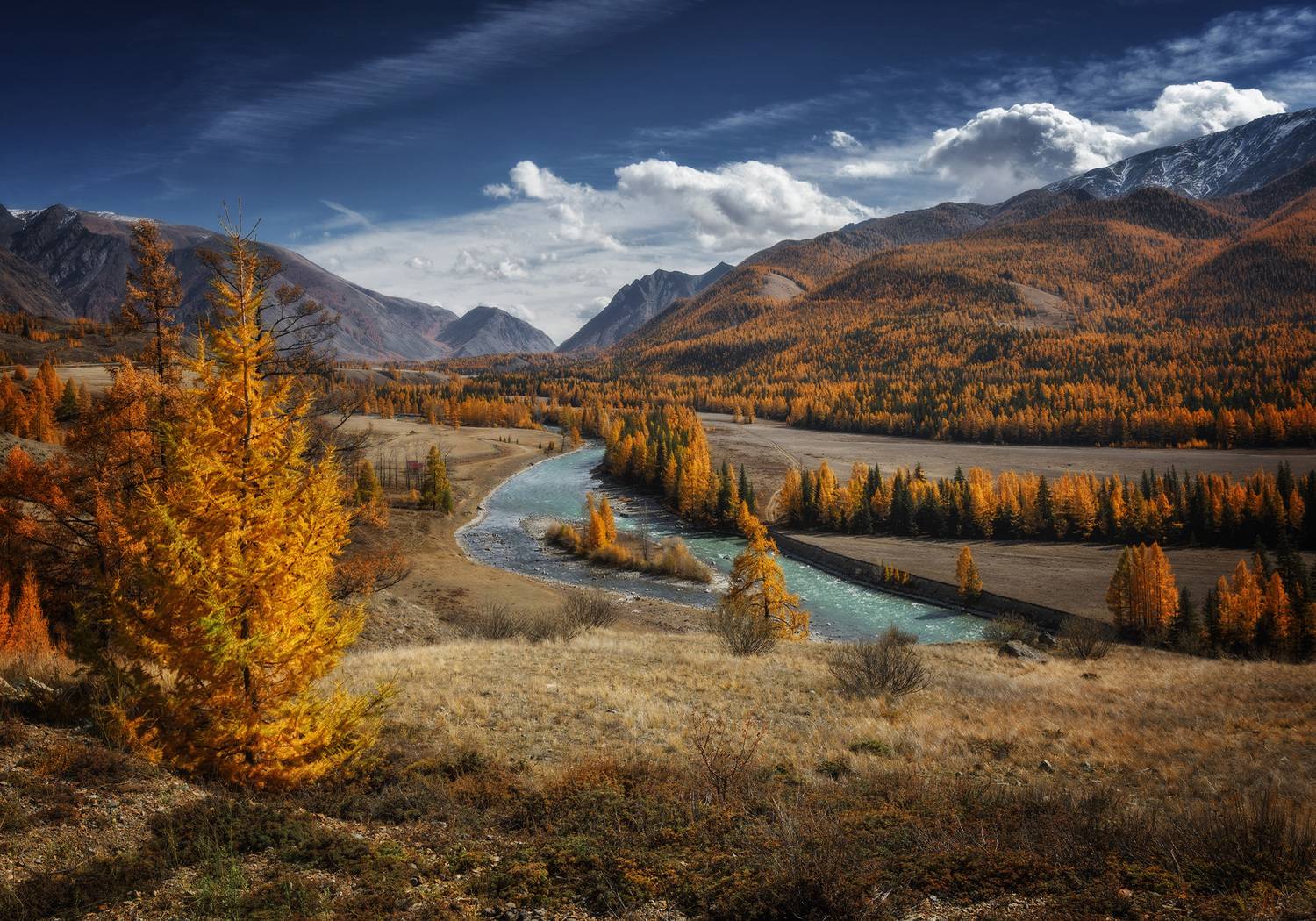 Осенняя Чуя. Автор: Шевченко Николай алтай, озеро, горы, лес, природа, закат, рассвет, красота, приключения, путешествие, Шевченко Николай