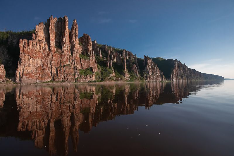 якутия, река лена, ленские столбы. Природная натура Лены.photo preview