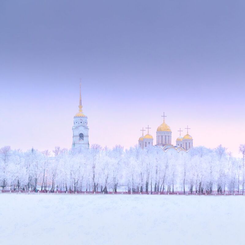 зимний, пейзаж, панорама, город, небо, золото, купола, храм, церковь, красочно, закат, архитектура, winter, landscape, panorama, city, sky, golden, domes, temple, church, colors, sunset, winter, snow, snowy, weather, architecture Snowy touch of winterphoto preview