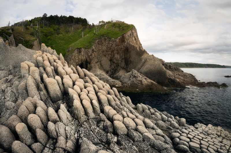кунашир, сахалин, сахалинская область, курилы, курильские острова, столбчатый, охотское море, kuril islands, far east, дальний восток, kunashir Кунашир, мыс Столбчатыйphoto preview