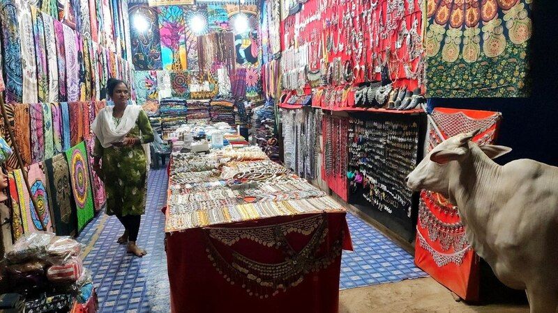 корова, рынок, путешествие, жанр, покупки, гоа, goa, cow, market, travel, shopping For shoppingphoto preview