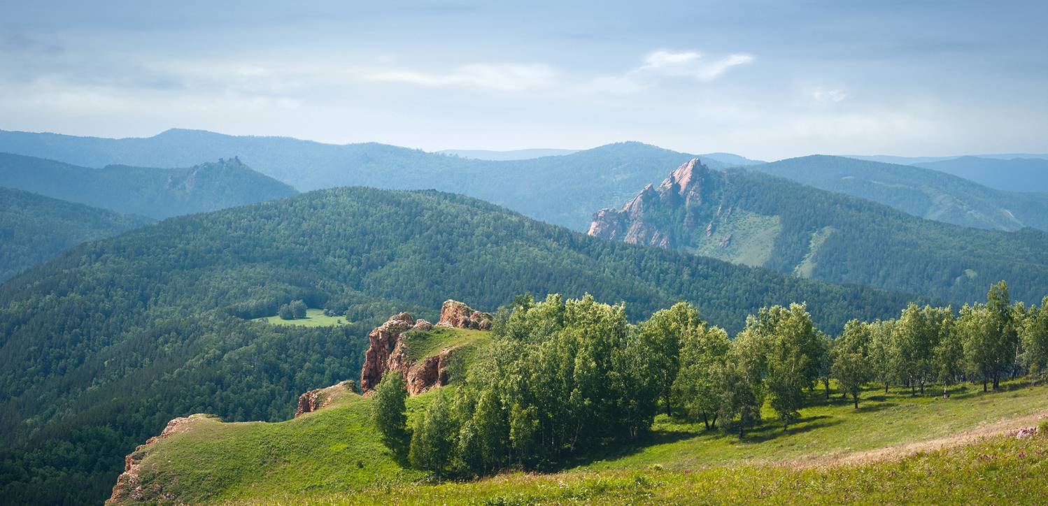 Торгашинский хребет. Автор: Антипов Дмитрий пейзаж, природа, столбы, красноярск, горы, скалы, панорама, Антипов Дмитрий