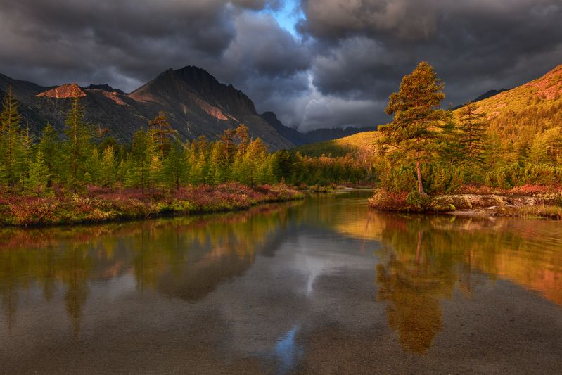 озеро джека лондона Теплое пробуждение...photo preview