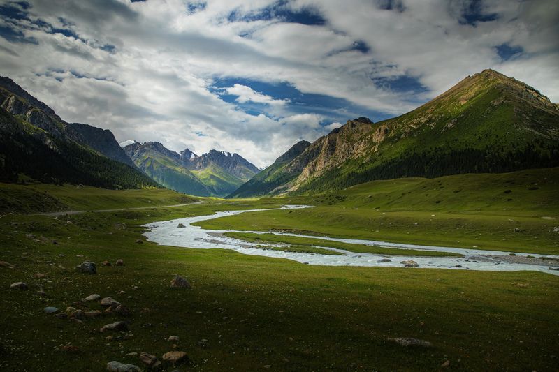 abashkin sergey, абашкин сергей, природа, forest, nature, пейзаж, тургень-аксу, горы, кыргызстан, облака, ущелье,  тяньшань, скалы, киргизия,  перевал Ущелье Тургень-Аксу 2photo preview