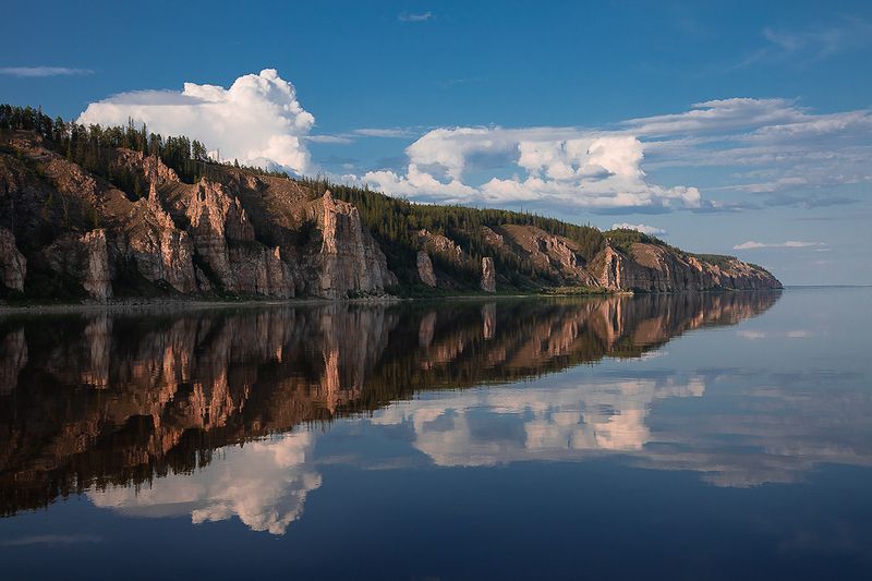 якутия, река лена, еланские скалы Еланские скалы. Лена.photo preview