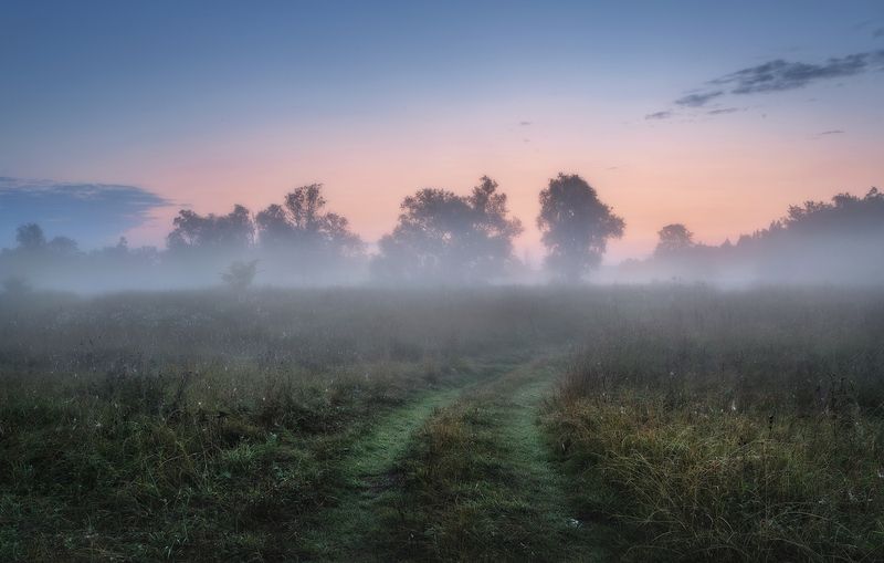 Ранней туманное утро на Сивеphoto preview