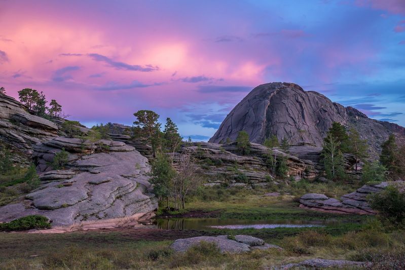 горы торайгыр баянаул Закат в Баянаулеphoto preview