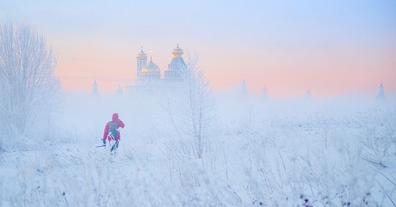зима, мороз, туман, новоиерусалимский монастырь, фотограф Морозное утроphoto preview