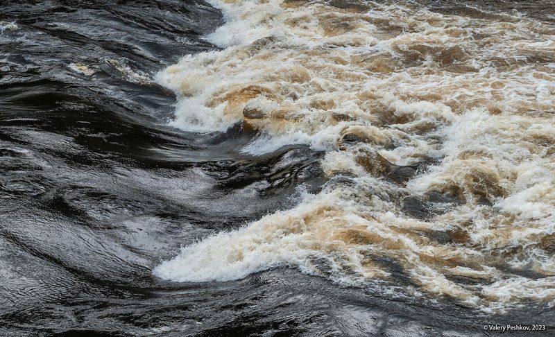плато путорана, река курейка, вода, течение, перекаты, каньон, скалы, пороги, владимир коваль Перекаты Курейкиphoto preview