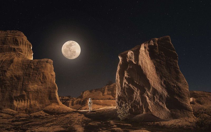 космос,астронавт,астрономия,величественный,дикая местность,звезды,инопланетянин,исследование,космос,красота,ландшафт,луна,лунная поверхность,лунный,местность,на открытом воздухе,наука,научная фантастика,ночное небо,ночь,образования,окружающая среда,освещ На краю землиphoto preview