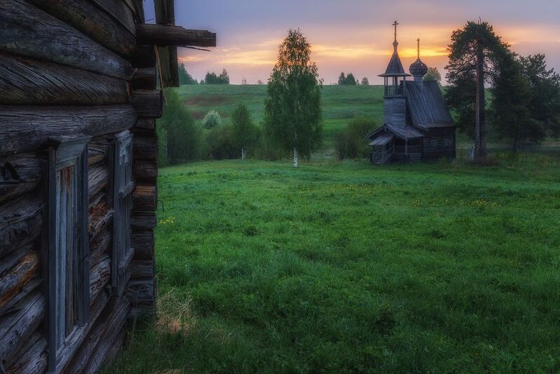 глазово, кенозерье, север, церковь Глазово фото превью