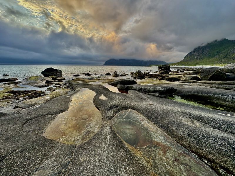Landscapes, Norway, Lofoten, Uttakleiv, Mood, Light, Clouds,  Свет Лофотенаphoto preview