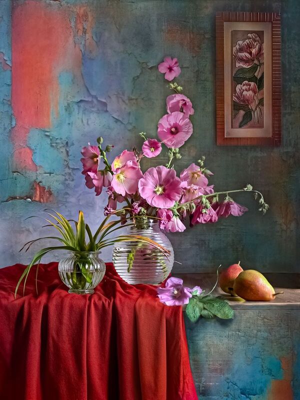 натюрморт, art_photo, цветы, фото_у_окна,  stilllife , светланаборовских, фото на телефон Мальвыphoto preview