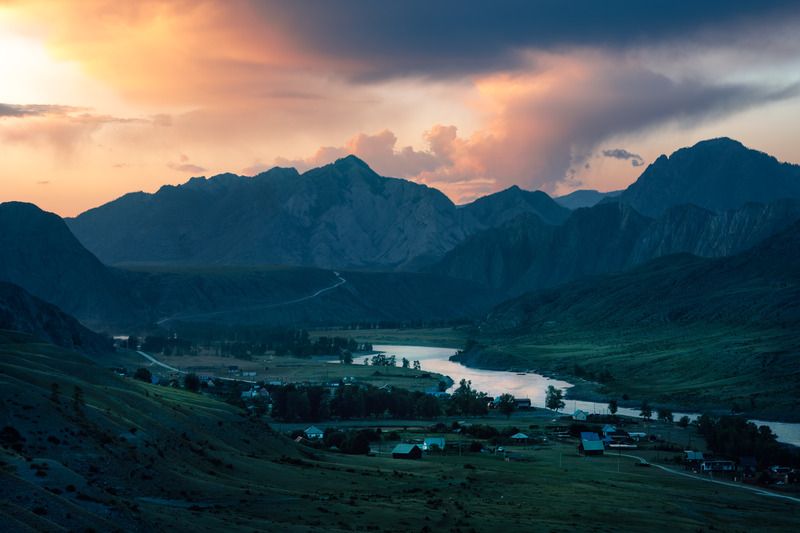 Вспышка заката над Инегенем…  Flash of sunset over Inegen...photo preview