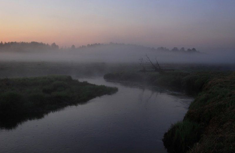 утро, туман Там, где ночует рассветphoto preview