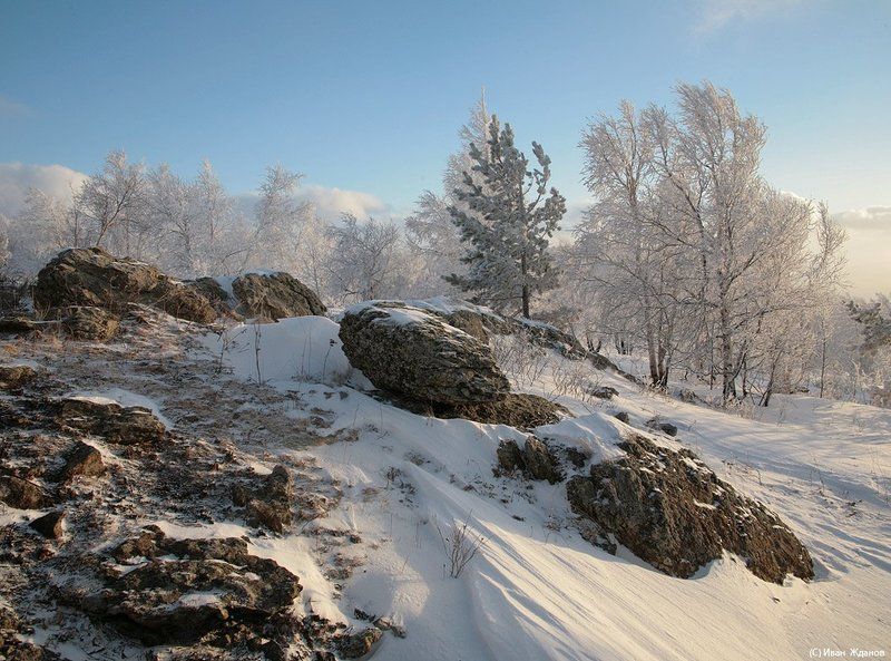 южный, урал, зима Уральский пейзаж.photo preview