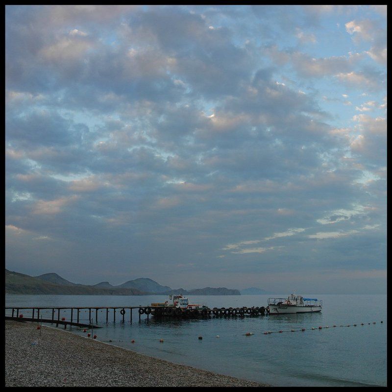 крым, коктебель Вечерняя Коктебельная ...photo preview