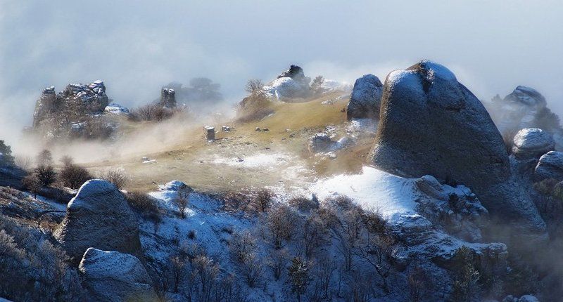 крым, зима, демерджи ***photo preview