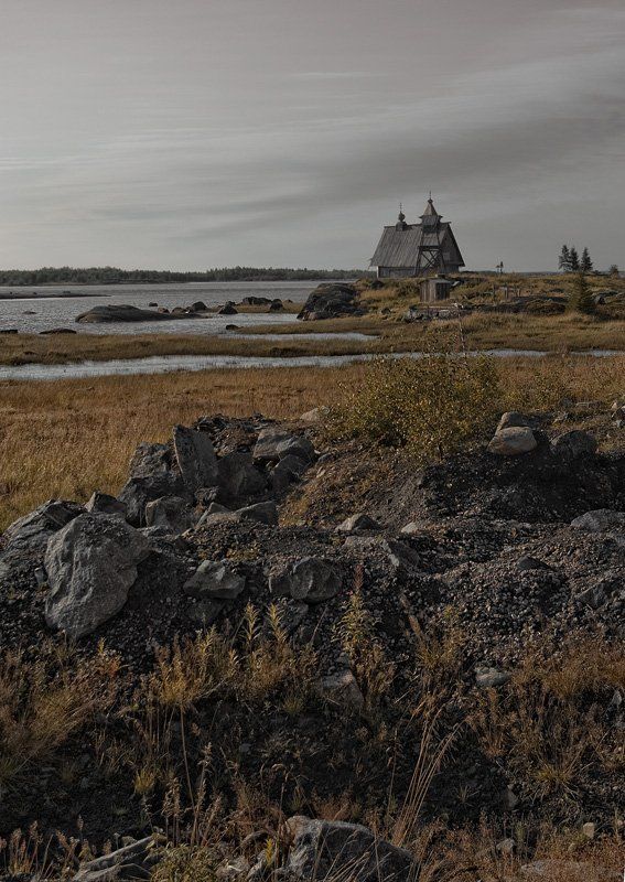 часовня, храм, белое море, кемь, соловки Непростая дорога к храмуphoto preview