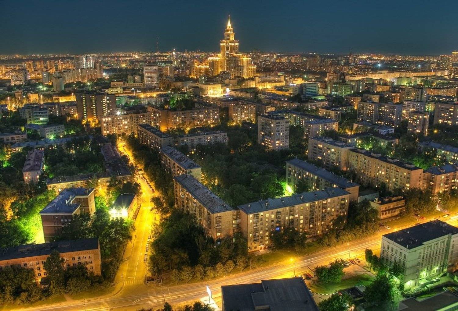 И я не усну. Автор: Kremchik крыша, крыши, город, москва, ночь, триумф-палас, небоскрёбы, Kremchik