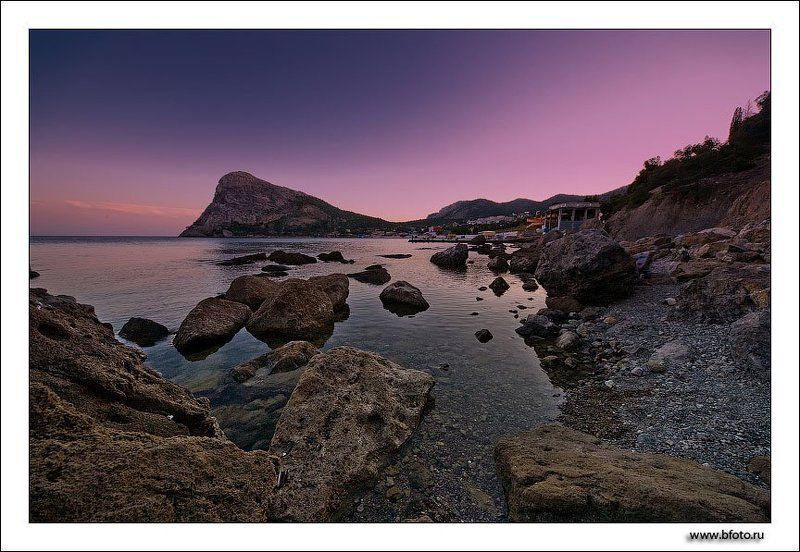 вечер, новый свет, крым, судак, пейзаж, море, горы, закат Вечер в Новом Светеphoto preview