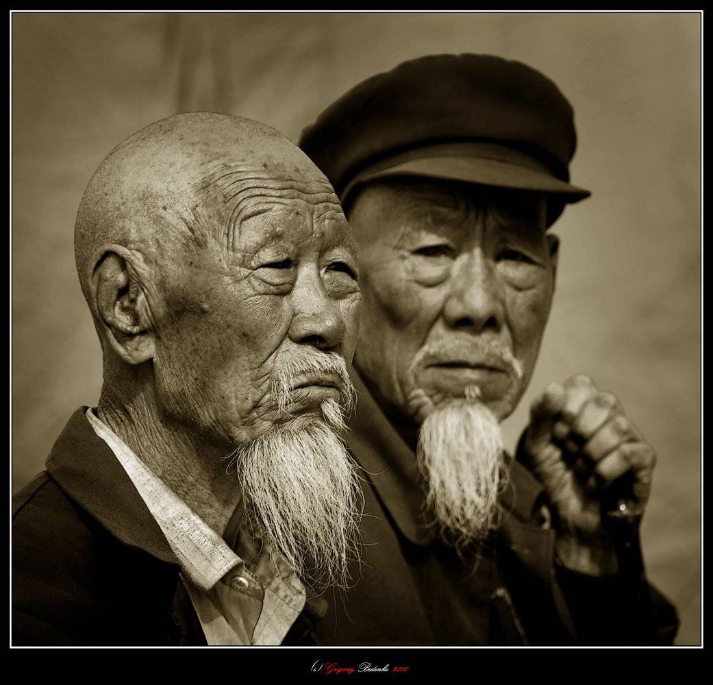 китай, провинция ганьсу, хутун, город тянь-шуй, старики, Григорий Беденко
