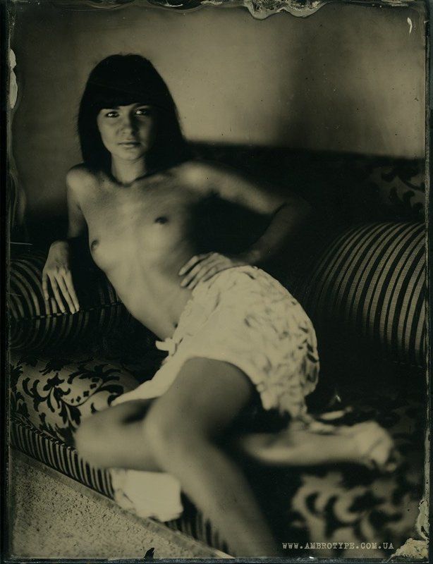 ambrotype, Art nude, collodion, Fine art, Vladimirvork, wet plate, амбротип, мокрый коллодий. Ambrotype, 18x24photo preview