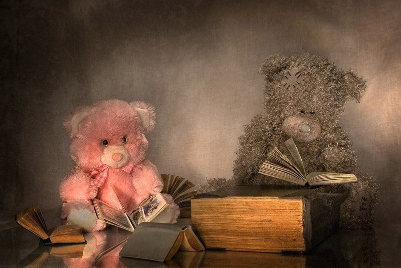 плюшевый медведь, тедди, книги Книгочеи.photo preview