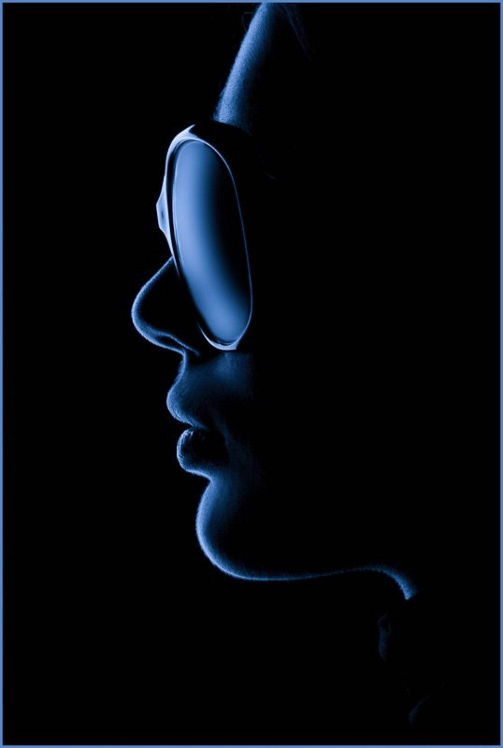 портрет, контур, низкий ключ, Олег Бородяев