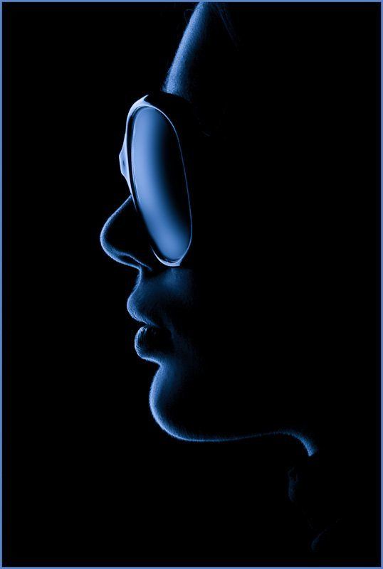 портрет, контур, низкий ключ ***photo preview