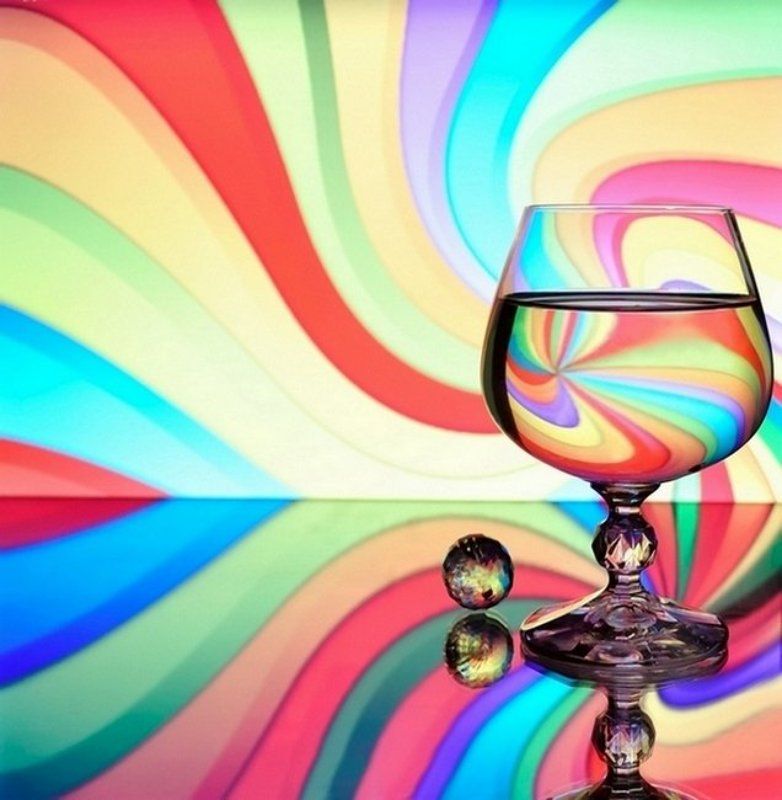психоделия,бокал photo preview