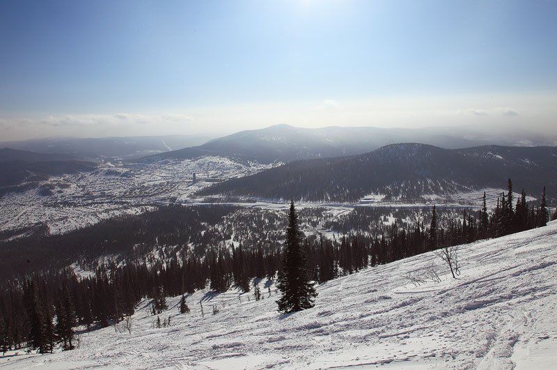 зима, горы, шерегеш горноеphoto preview