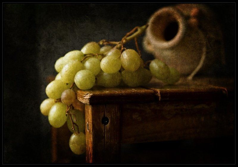 Jug and grapes...photo preview