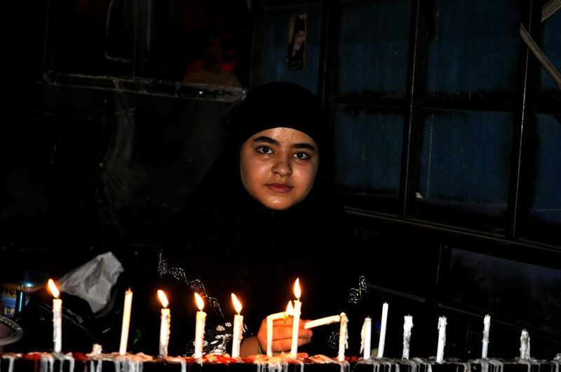 Life is like candles that go out one after the other... The light goes out and darkness begins. Be kind, be human.photo preview