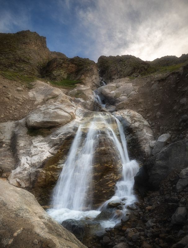 безенги, кавказ, горы, водопад ***photo preview
