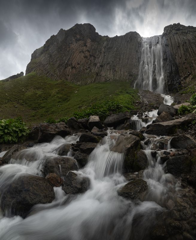 Водопад Терскол, национальный парк Приэльбрусьеphoto preview